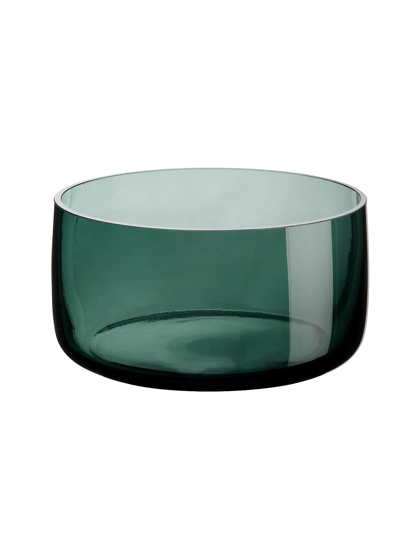 ASA SELECTION | Glasschale AJANA groß 21,5cm Grey | dunkelgrün